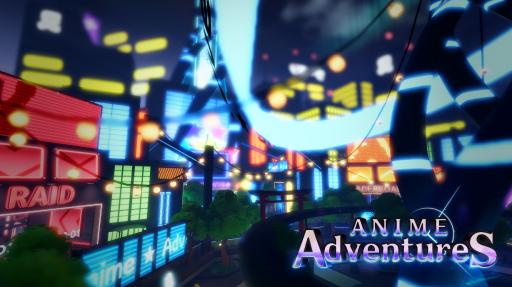 Discovery splash banner for Anime Adventures Discord server